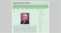 Desktop Screenshot of gsyousof.com